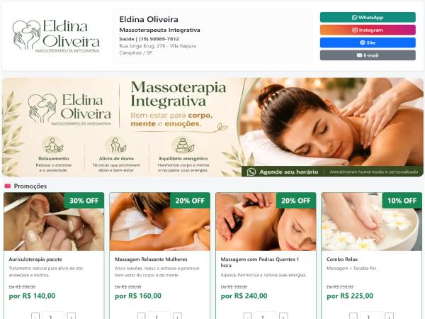 Eldina Oliveira Massoterapeuta