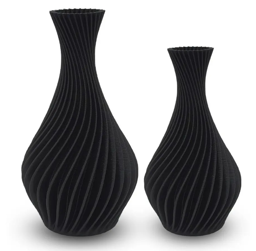 2 Vasos em Espiral 3D