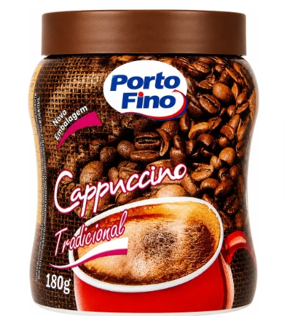 Cappuccino Porto Fino 180 G Tradicional (1 Pote)
