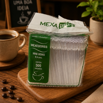 Mexedor de Café Plástico (500 Unid)
