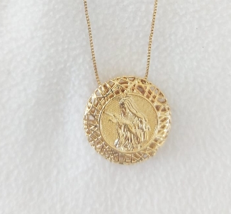 Corrente Medalha Santa Rita