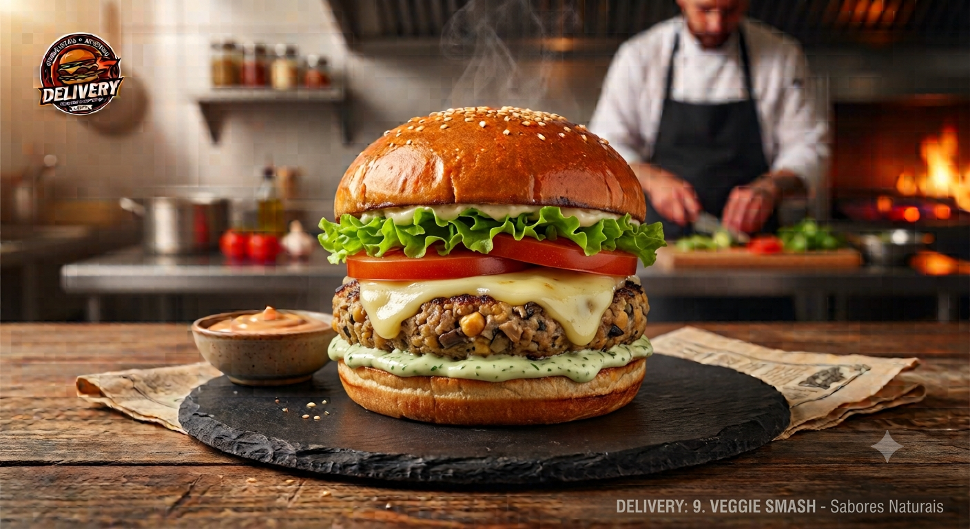 Veggie Smash (Cogumelos & Queijo)