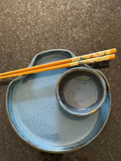 Conjunto Japa (6 Pratos + 6 molheiras) *também vendido unitário
