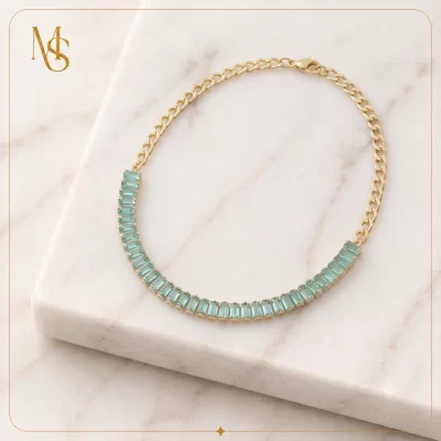Chocker riviera azul
